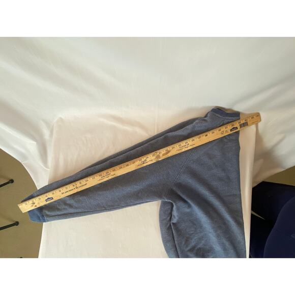 Charleston Threads sweatshirt large blue white soft fleece lined fun gently worn - Picture 7 of 11